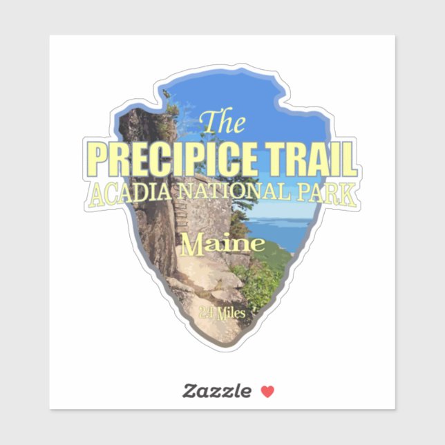 Precipice Trail (arrowhead) Sticker (Sheet)