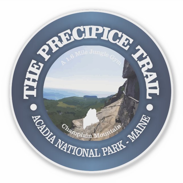 Precipice Trail Sticker (Front)