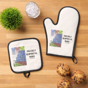 Precisely Sedimental Inside Grand Canyon Rocks Oven Mitt & Pot Holder Set