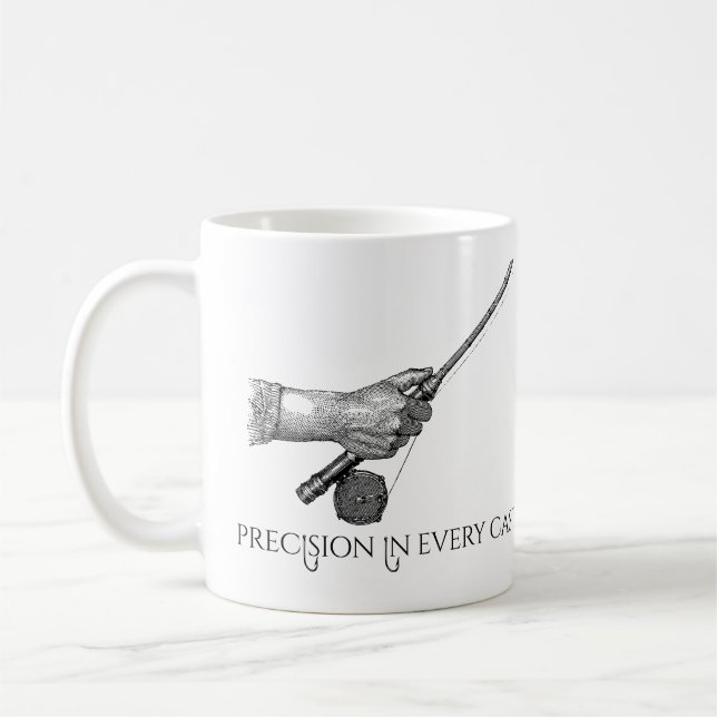 Precision In Every cast Coffee Mug (Left)