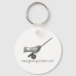 Precision In Every cast Keychain