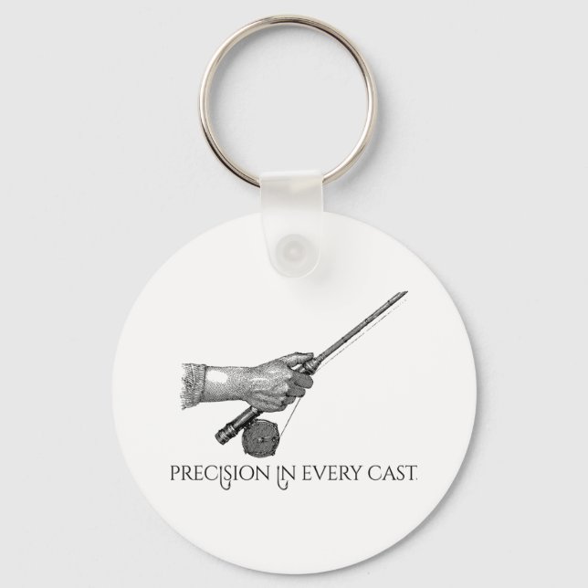 Precision In Every cast Keychain (Front)