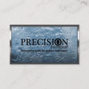 Precision Metal Border Ice Wall Business Card