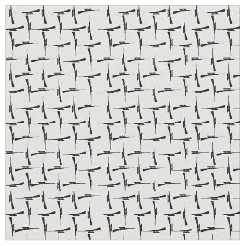 Precision Pursuit Hunting Motif Black and White P Fabric