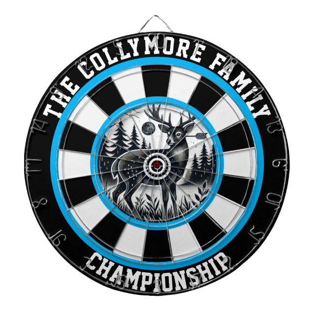 Precision Target Deer in Forest Dart Board (Front)