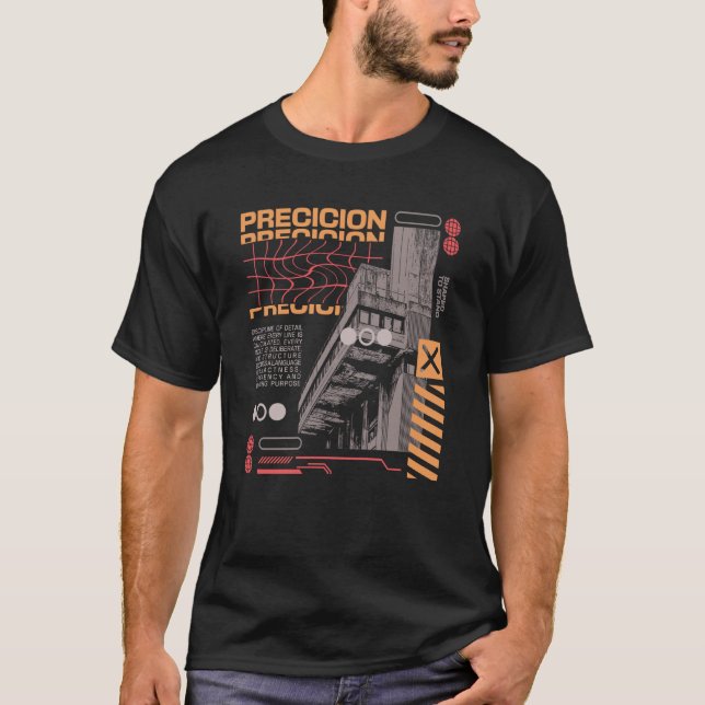 Precision - Urban Streetwear Statement T-Shirt (Front)
