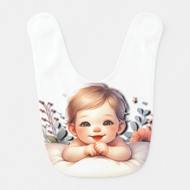 Preciuos Hands Baby Bib (Front)
