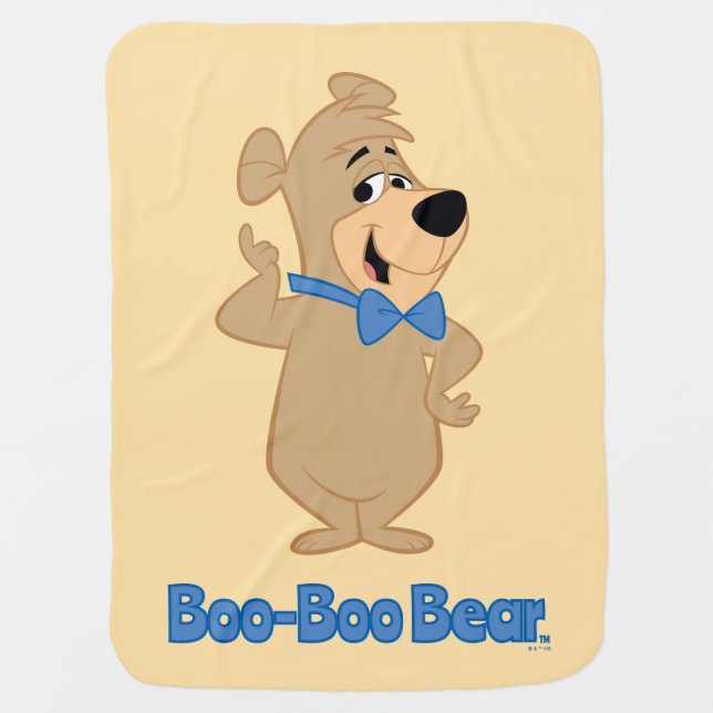 Precocious Boo-Boo Bear Baby Blanket (Front)