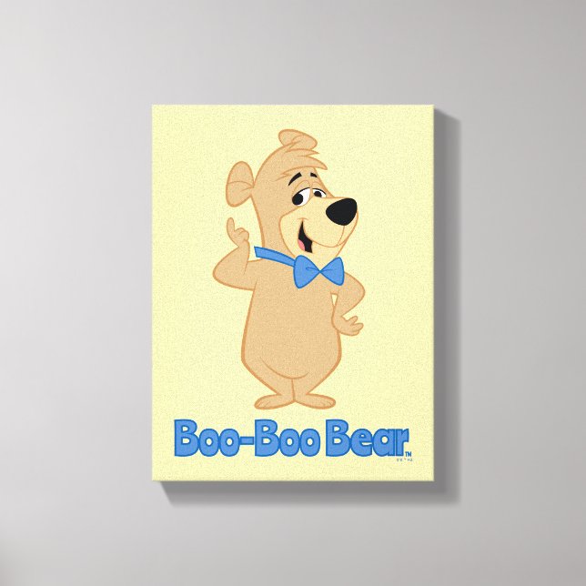 Precocious Boo-Boo Bear Canvas Print (Front)