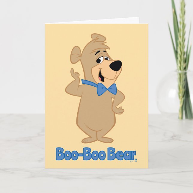Precocious Boo-Boo Bear Card (Front)