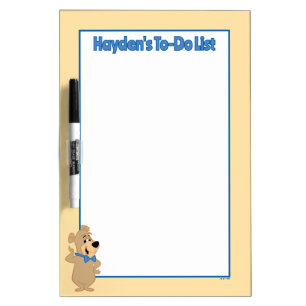 Precocious Boo-Boo Bear Dry Erase Board