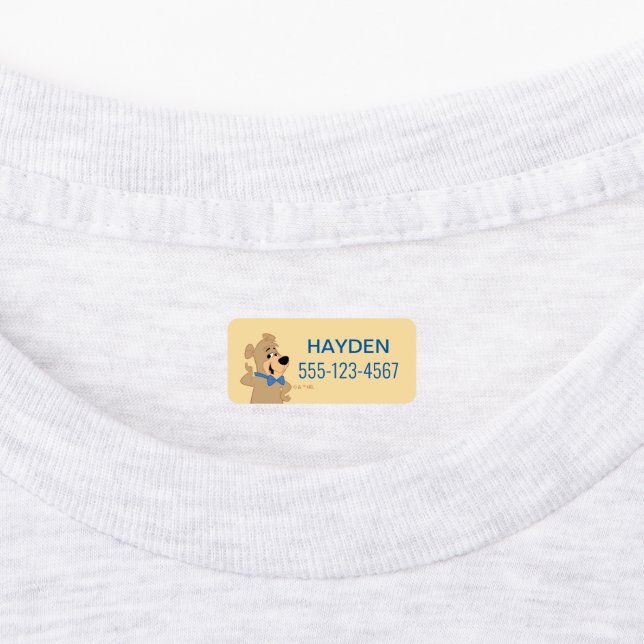 Precocious Boo-Boo Bear Kids' Labels (Affixed)