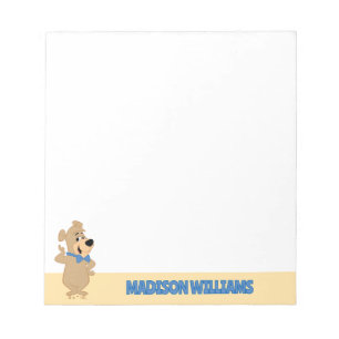 Precocious Boo-Boo Bear Notepad