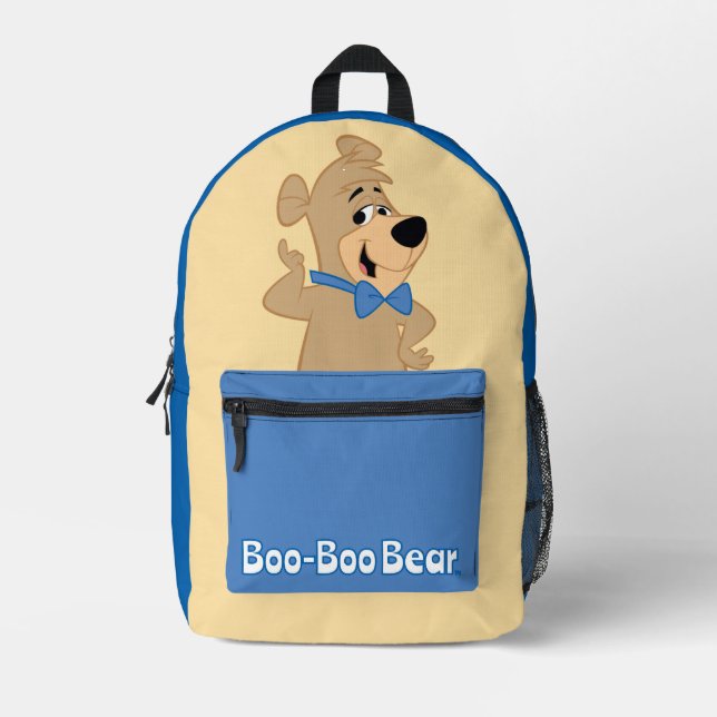 Precocious Boo-Boo Bear Printed Backpack (Front)