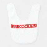 Precocious Stamp Baby Bib