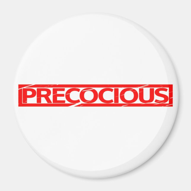 Precocious Stamp Magnet (Front)