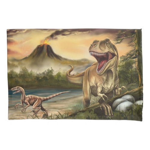Predator Dinosaurs 2 sides Pillowcase
