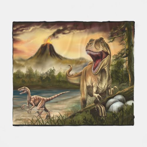 Predator Dinosaurs Fleece Blanket