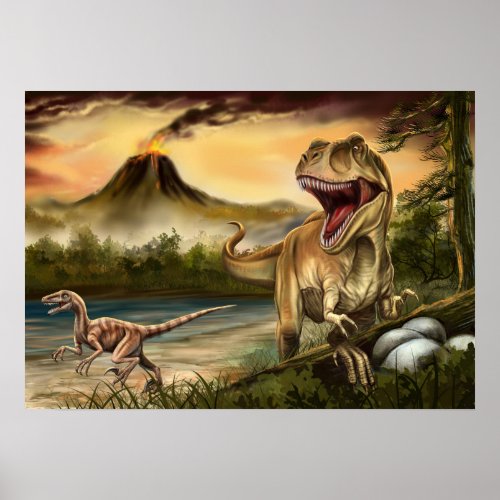 Predator Dinosaurs Poster