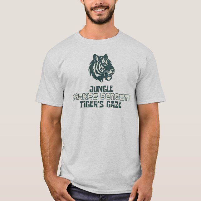 Predator Feline Shield Design T-Shirt (Front)