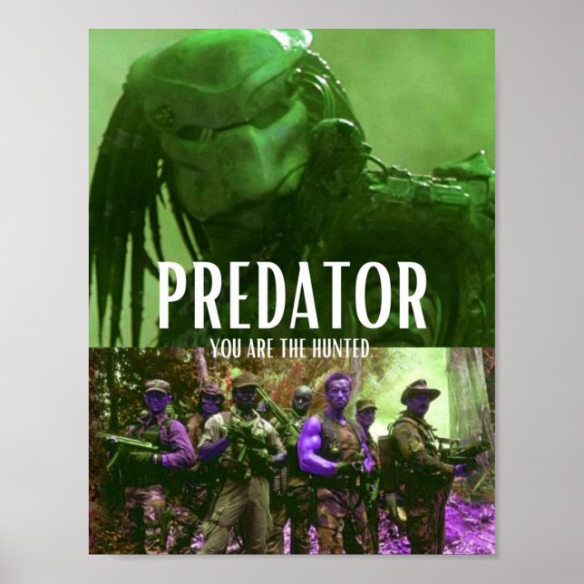 Predator You are the Hunted Poster (Front)