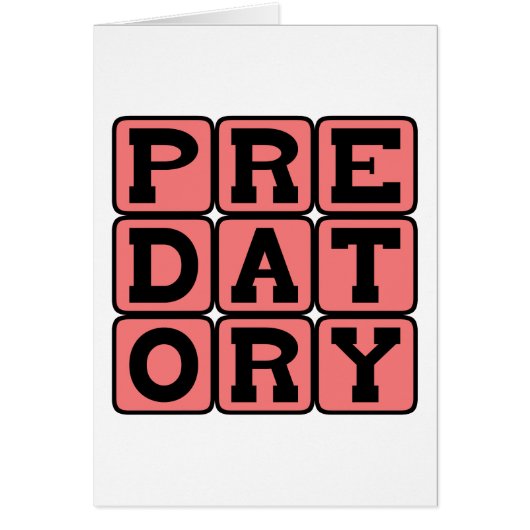 Predatory, Headhunter Cards (Front)