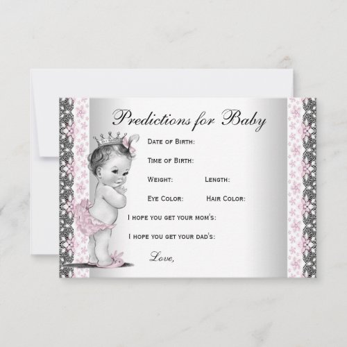 Predictions  Advice for Parents Baby Shower
