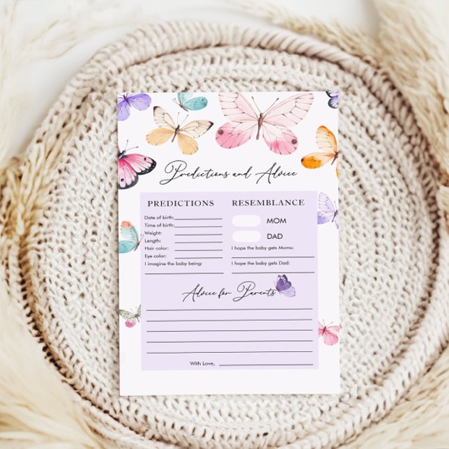 Predictions and Advice Bear Baby Shower Games (Creator Uploaded)