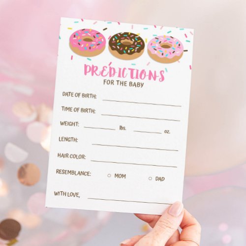 Predictions for the Baby Pink Donut Sprinkle Game Poster