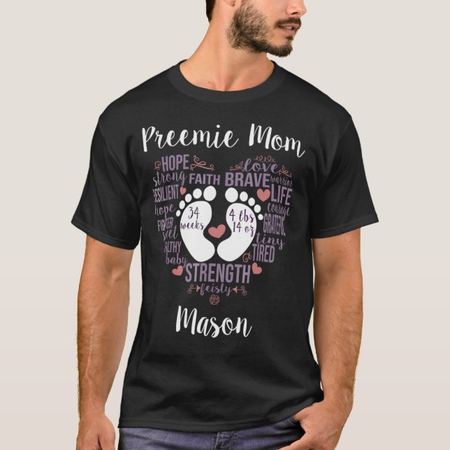 Preemie Mom Mason Shirt (Front)