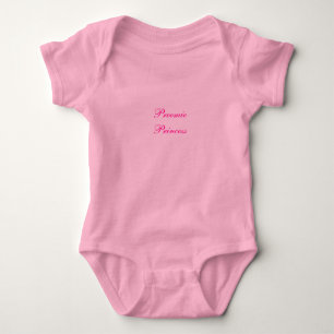 Preemie Princess Infant Baby Bodysuit