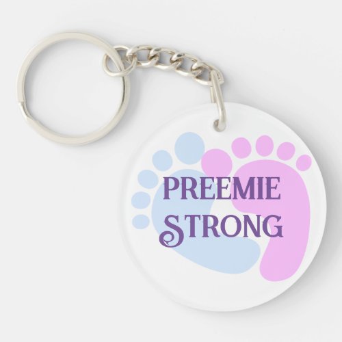Preemie Strong Keychain