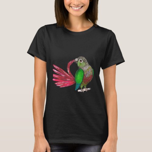 Preening green_cheeked_conure T_Shirt