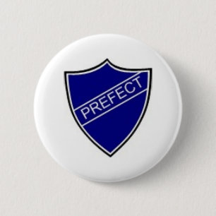 Prefect Badge Blue Button