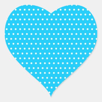 Preferences Spotted Polka Dots Spotted Heart Sticker by punktehimmel at Zazzle