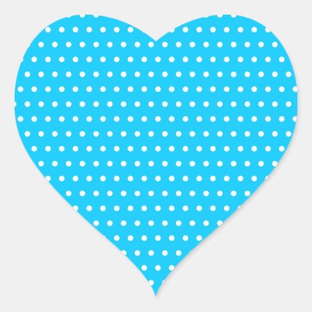 Preferences Spotted Polka Dots Spotted Heart Sticker