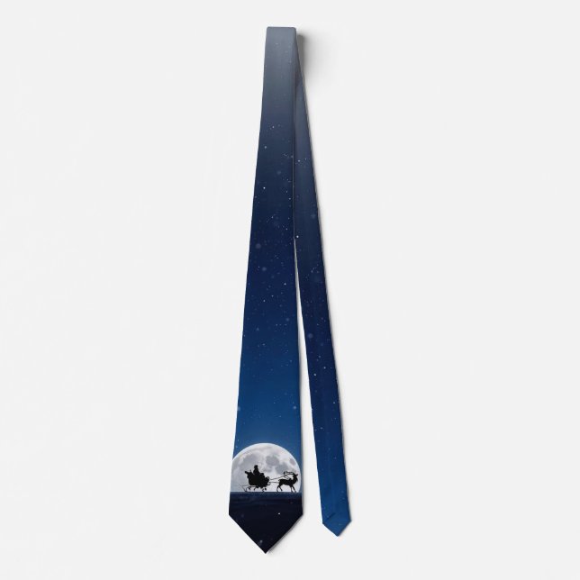 Preflight - Men's Custom Christmas Necktie (Front)