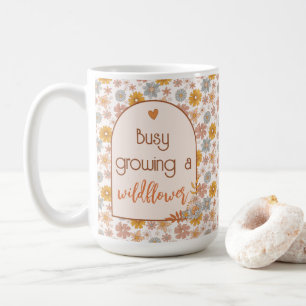 Pregancy Mommy-to-be Mug Boho Wildflower