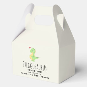 Preggosaurus Cute Dinosaur Baby shower Favor Boxes