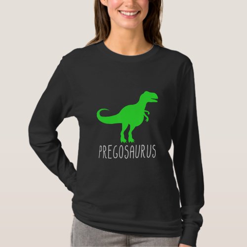 Preggosaurus  Pregnancy Announcement Pregosaurus  T_Shirt