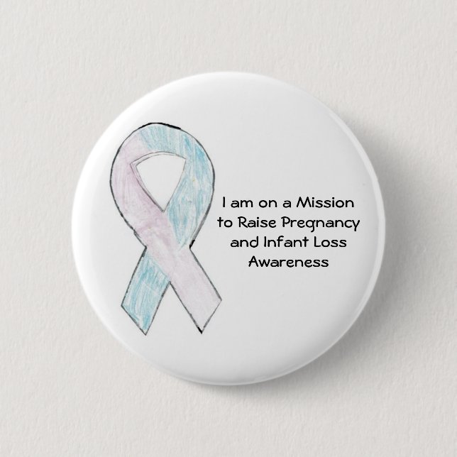 Pregnancy and Infant Loss Awareness Pin (Front)