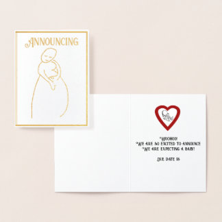 Pregnancy announcement