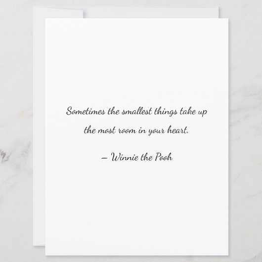 pregnancy announcement! (Back)