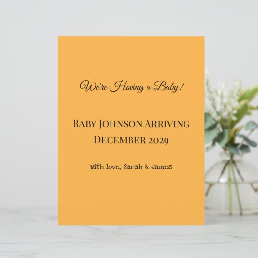 pregnancy announcement! (Standing Front)