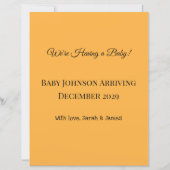 pregnancy announcement! (Front)