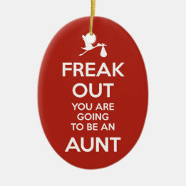 Pregnancy Announcement Aunt Ornament Christmas