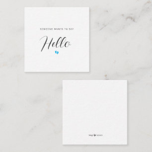 PREGNANCY ANNOUNCEMENT Baby Reveal Card