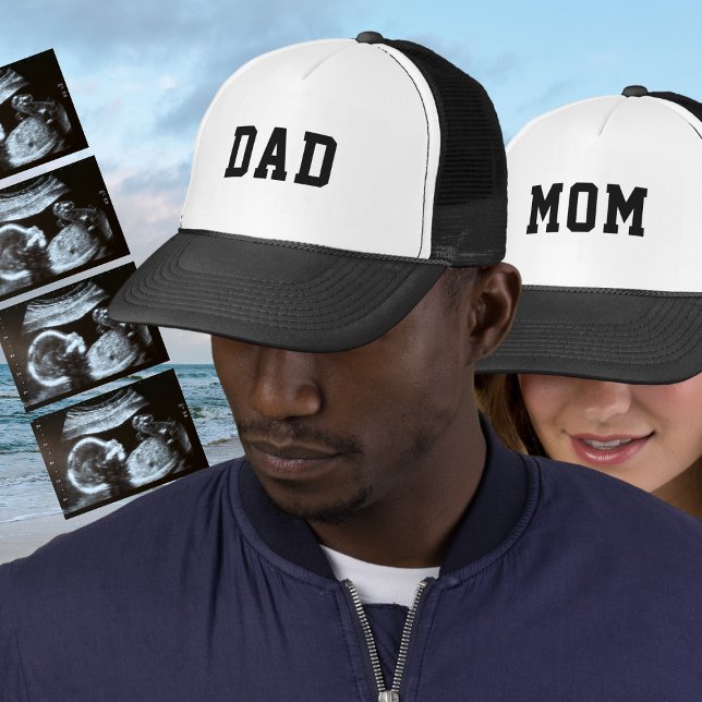 Pregnancy Announcement Baby Reveal Dad Trucker Hat (Creator Uploaded)