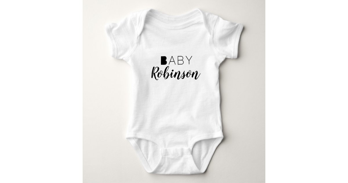 pregnancy announcement / baby shower personalized baby bodysuit