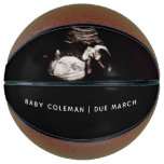 Pregnancy Announcement Baby Sonogram Photo Basketball at Zazzle
